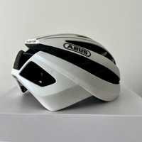 Stylowy kask rowerowy ABUS Aventor biały/rozmiar M