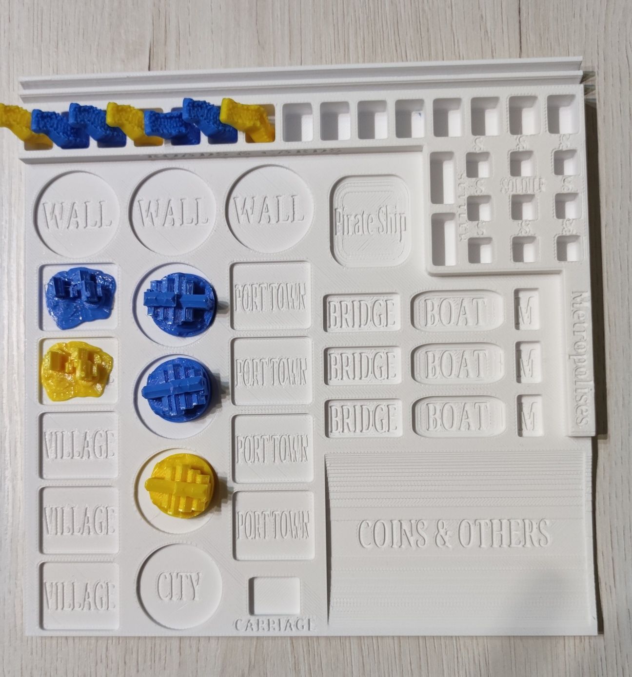 CATAN - organizer do gry (duży) na podstawę i dodatki