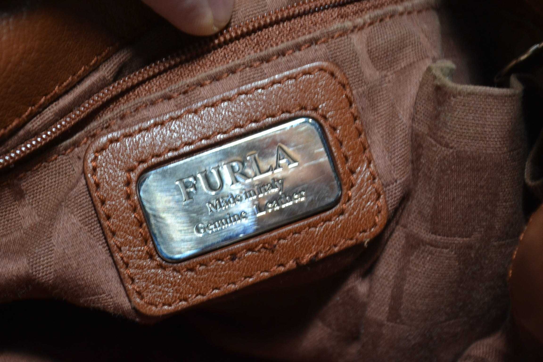 furla сумка кожаная женская шопер оригинал