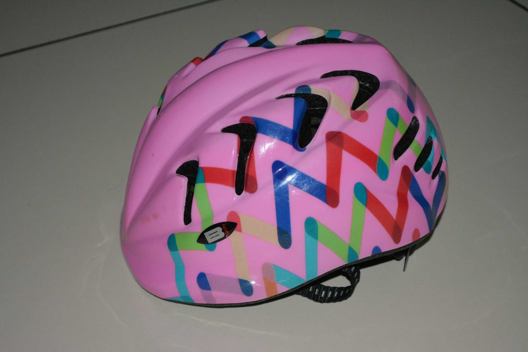 Kask rowerowy Merida B-Skin Kidy Pro Zigzag różowy XS