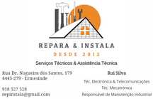 Reparações, Instalações e Manutenções.