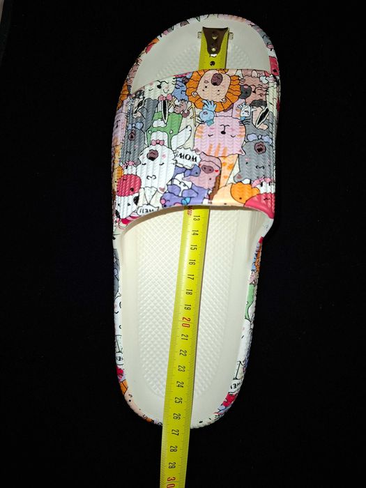 Шлепки с принтом унисекс, р. 42-43