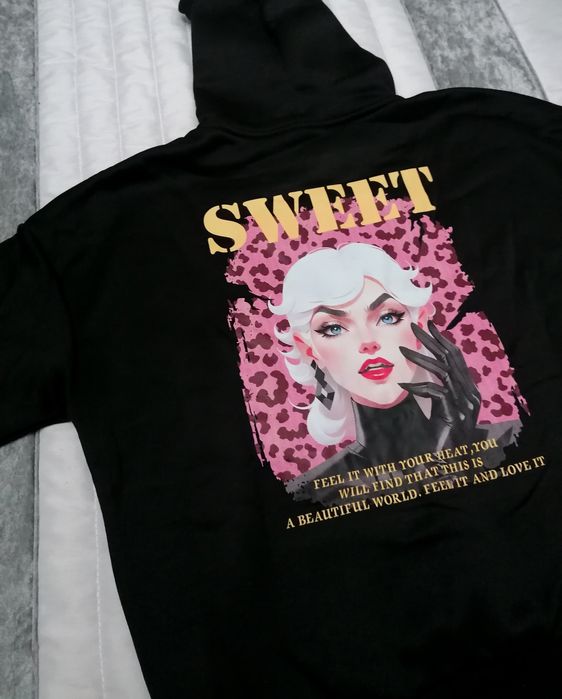 Sweat com capuz "Sweet" - Tamanhos: M  (Nova)