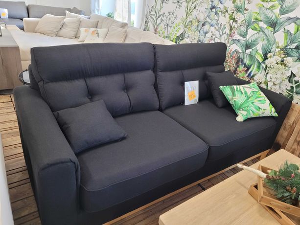 Sofa mała czarna 200x95x85cm