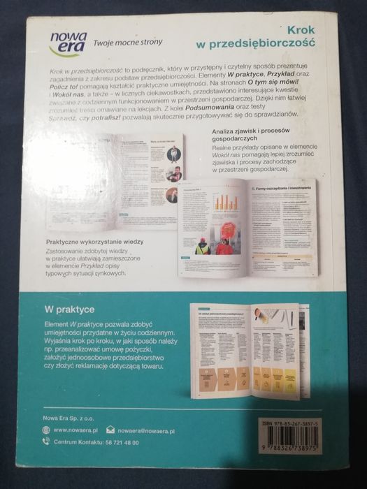 Krok w przedsiębiorczość podręcz.do podstaw przedsiębiorcz.,Nowa Era