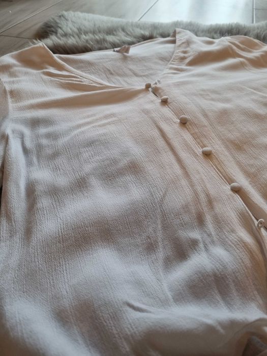 Bluzka, koszula ala boho styl biała