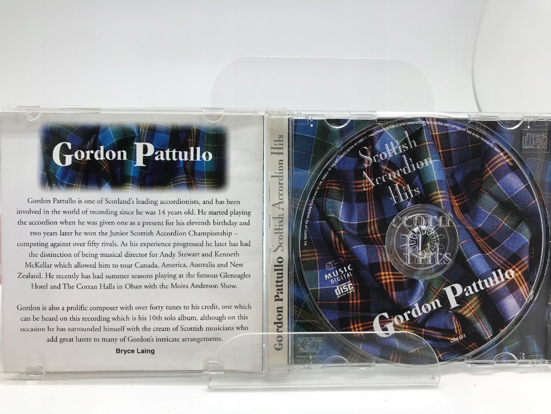 cd - gordon pattullo - scottish accordion hits