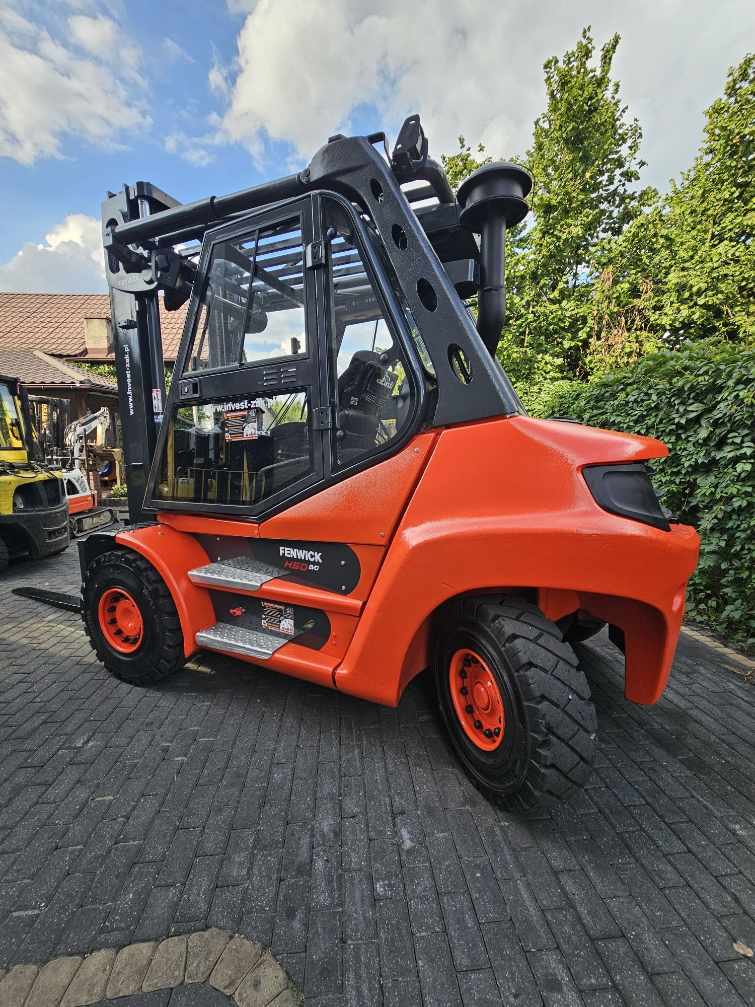Wózek widłowy FENWICK-LINDE H50EVO 2017 DIESEL 7592h klima transport