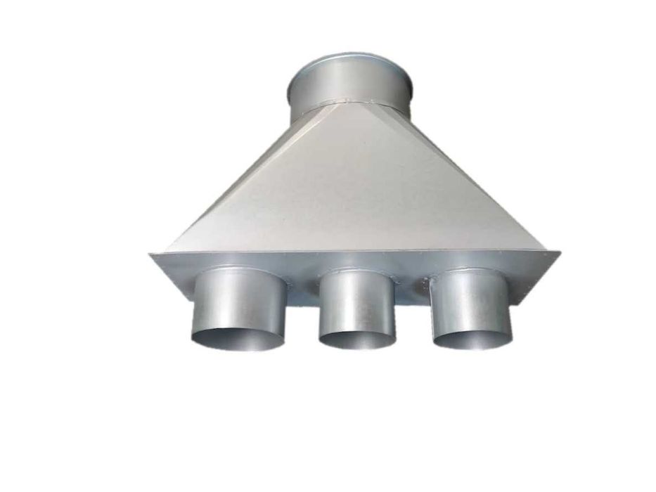 Rury do odciągu , odpylania trocin ,zasuwy ,kolektory zbiorcze, kolana