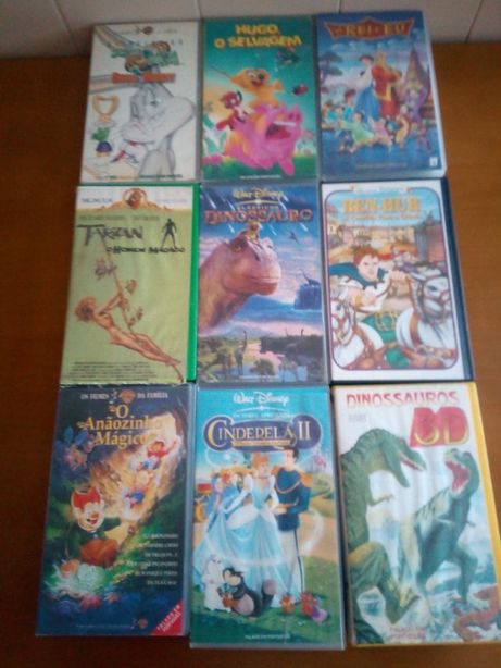VHS - Animação, Disney, etc