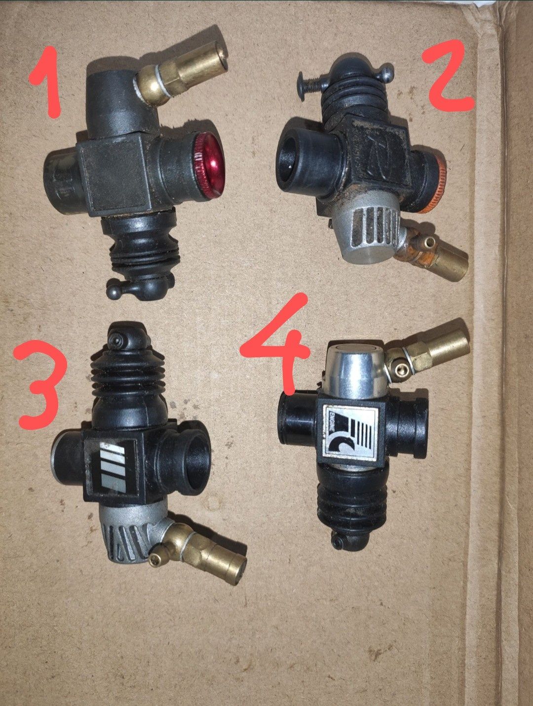Vendo peças RC motor , carburadores, peças p/motores (RB, Novarossi)