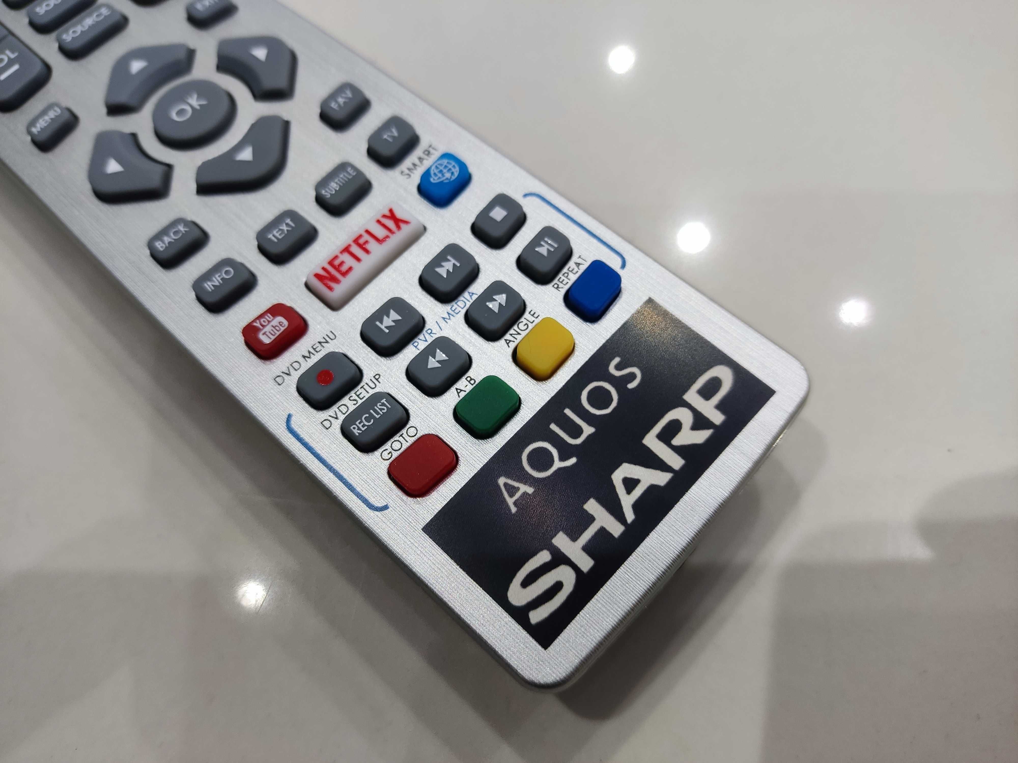 Pilot do telewizorów Sharp Aquos Technika Blaupunkt Nowy Oryginalny za