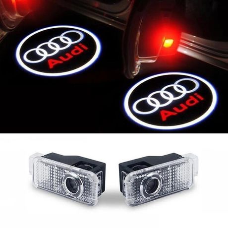 LED Подсветка дверей с логотипом авто Audi (Ауди)