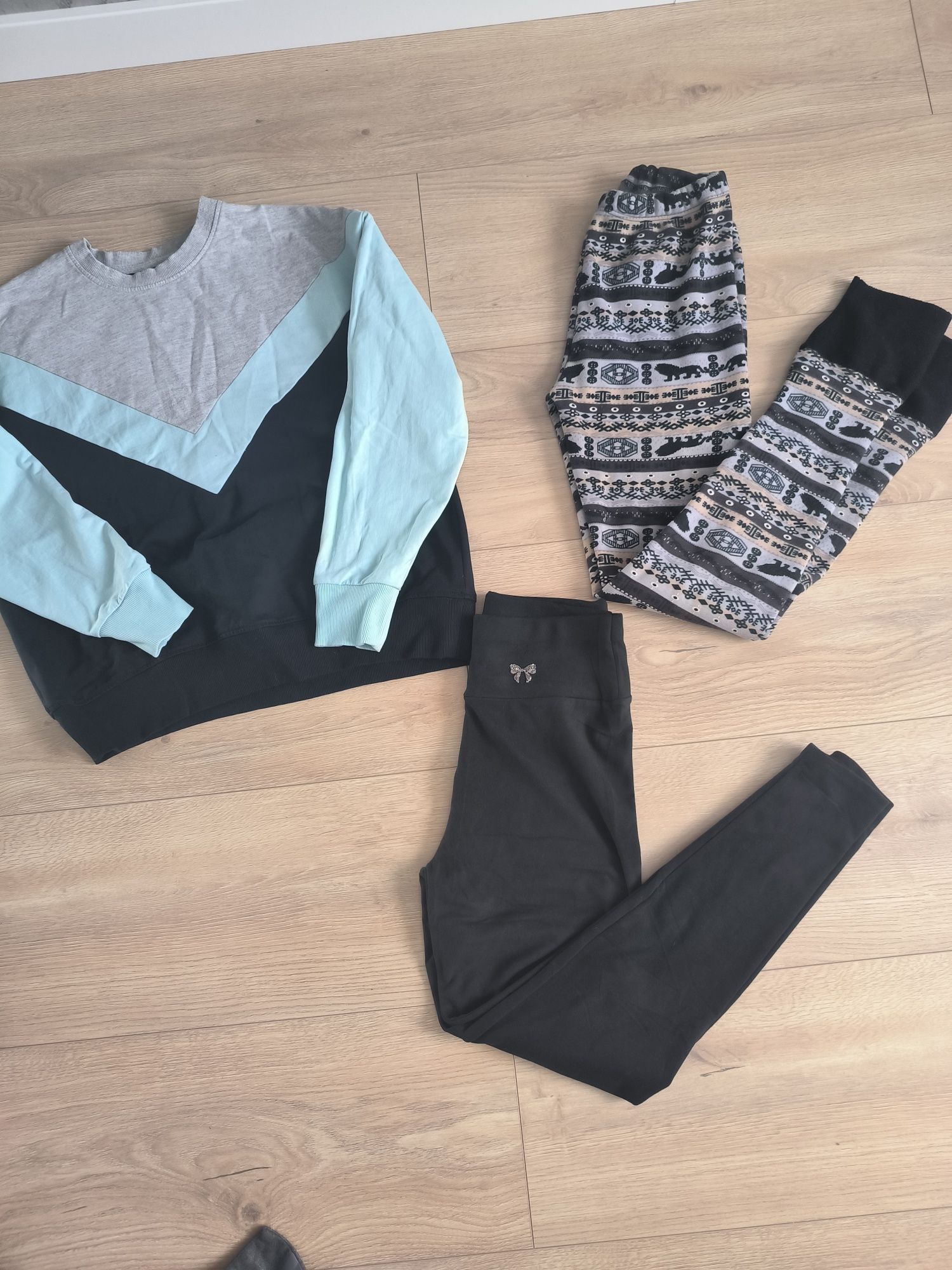 Bluza damska spodnie legginsy