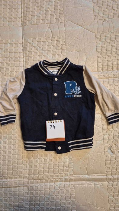 Pepco So Cute 74 bluza rozpinana bez kaptura bomberka dla chłopca gran