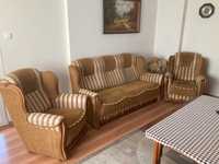 Miodowa Sofa + 2 fotele