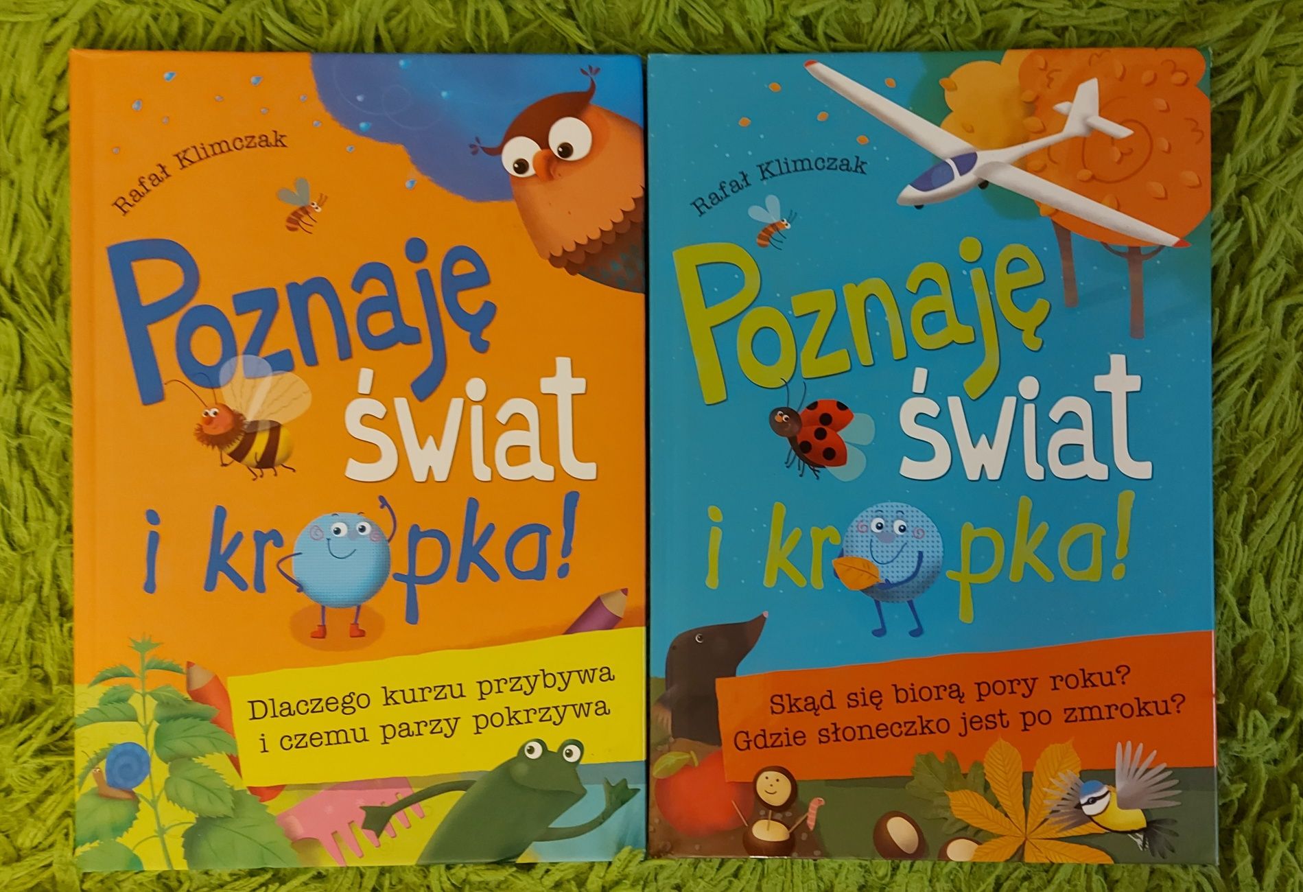 Dwie książeczki z serii Poznaję świat i kropka