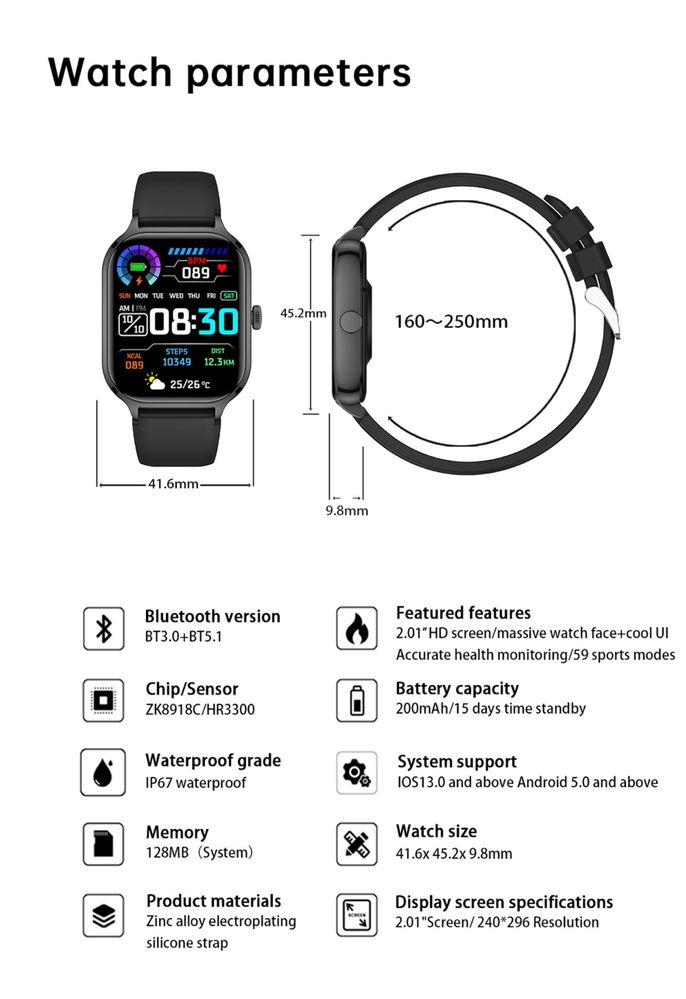 Smartwatch VIBEON