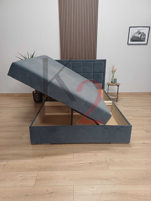 Łóżko dziecięce z materacem z pojemnikiem POD WYMIAR poduszka gratis