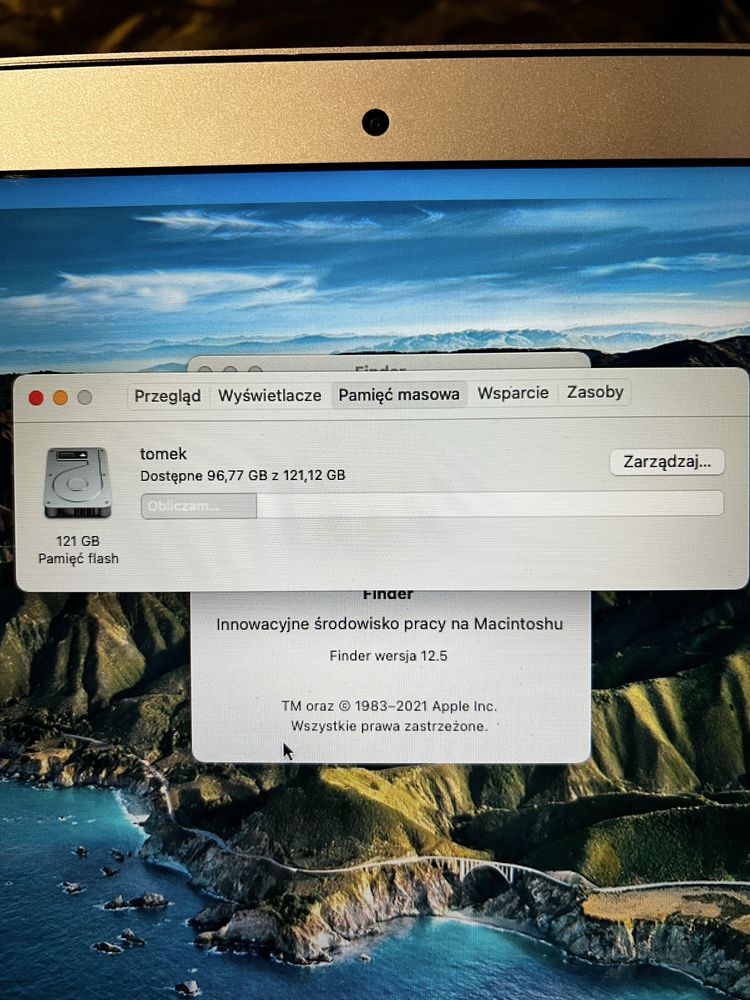 Laptop Apple MacBook Air 13" A1466 i5 4GB 128GB SSD 2015r