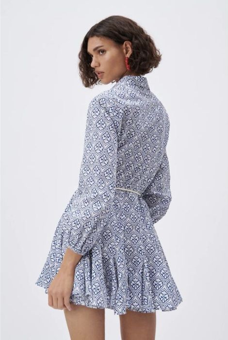 Літня легка бавовняна сукня міні плаття Zara XS - S - M