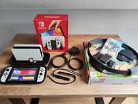 Zestaw Nintendo Switch OLED + Karta 256GB + Ring Fit Adventure + Etui