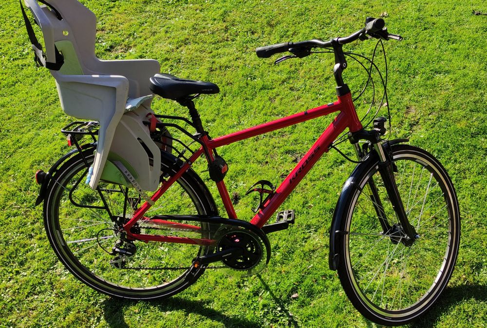 Kross Trans 3.0 M 28 cali rower + fotelik