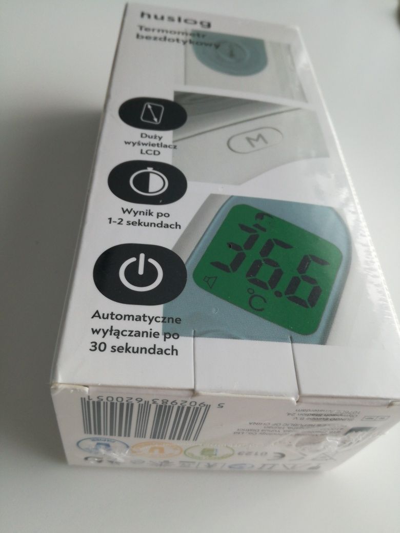 Termometr bezdotykowy Huslog KF-HW-005 biały
