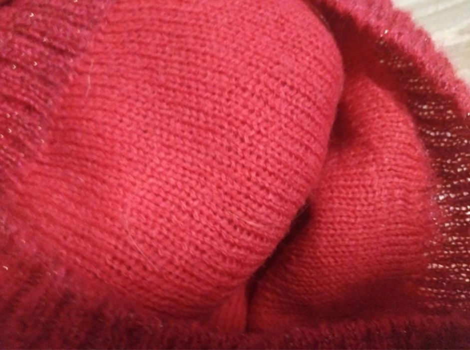 Berecik rozowy czapka jesien  110-116