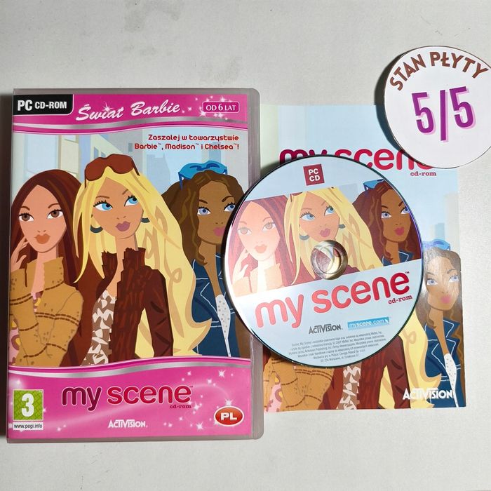 gra pc - barbie my scene polskie wydanie super stan