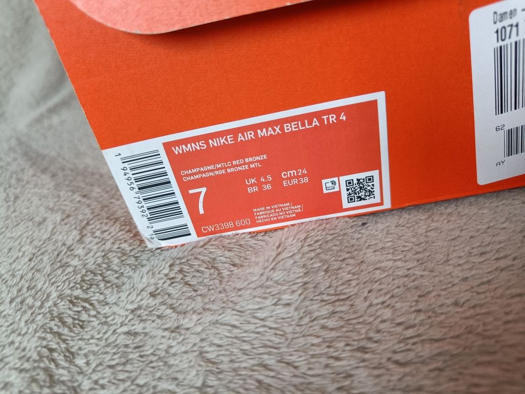 Nike air max bella TR4 nowe damskie