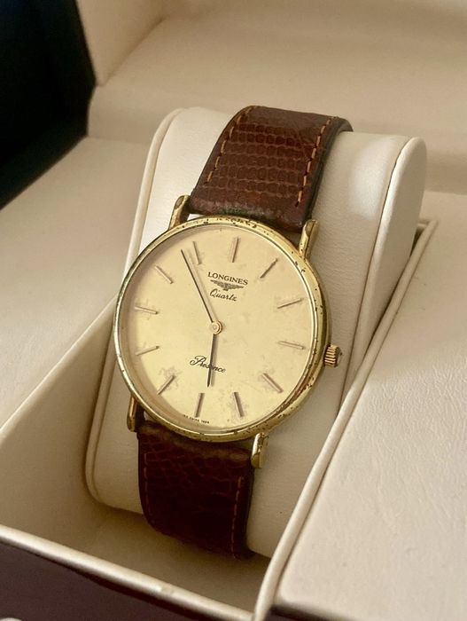 Longines Presence 1989 Banhado a Ouro