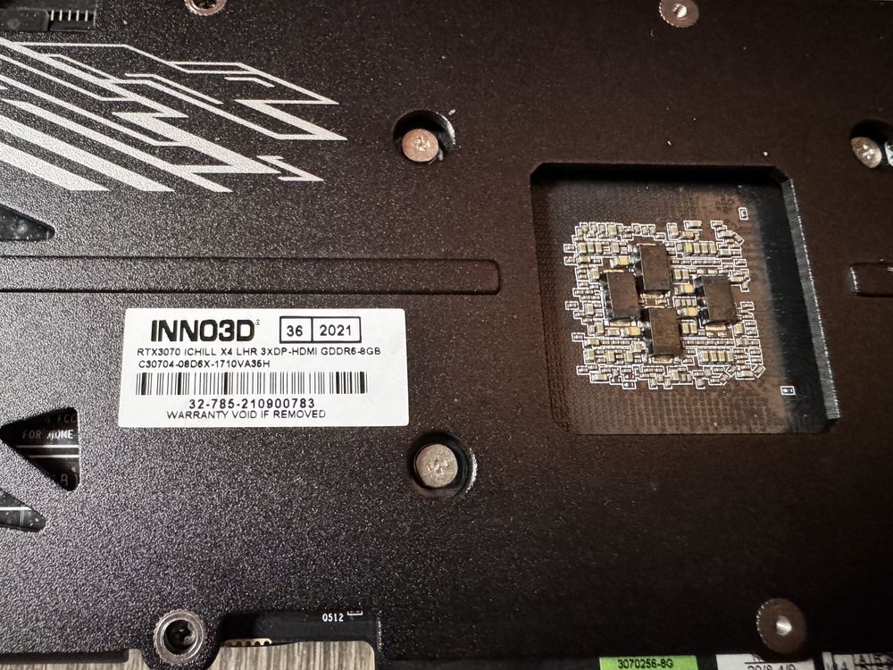 Karta graficzna InnoD3 Geforce RTX 3070 iChill x4 8GB