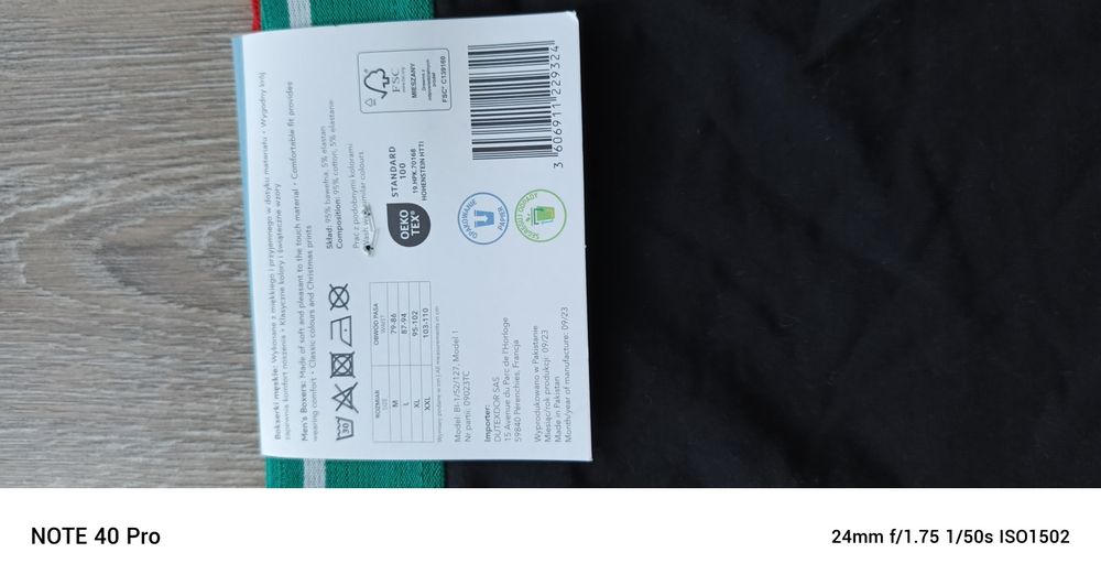 Nowe bokserki męskie 2-pak M