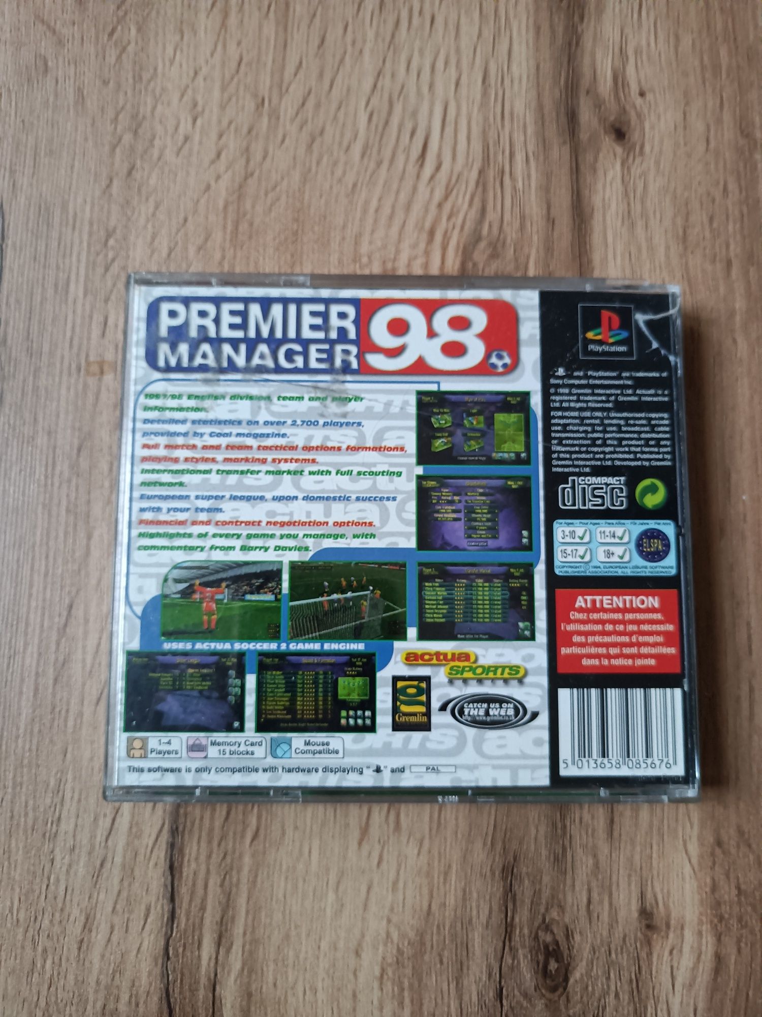 Premier Manager 98 PS1
