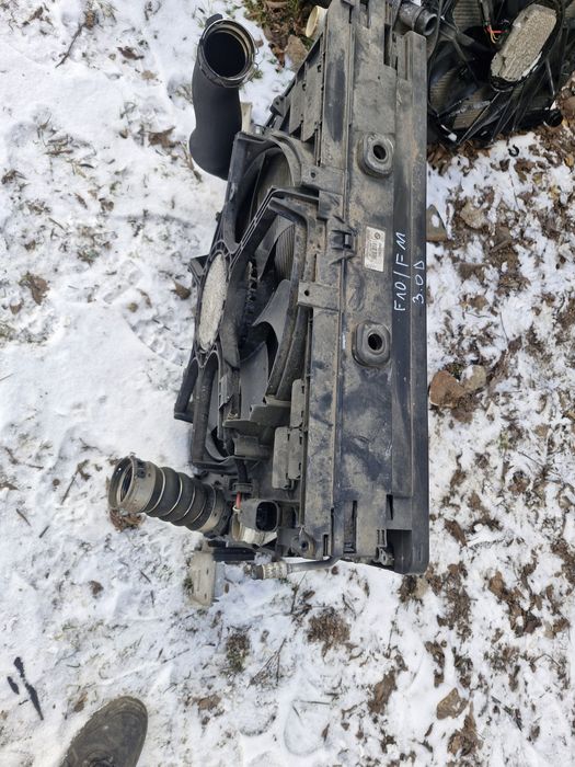 Chłodnice komplet wentylator bmw f10 f11 3.0d