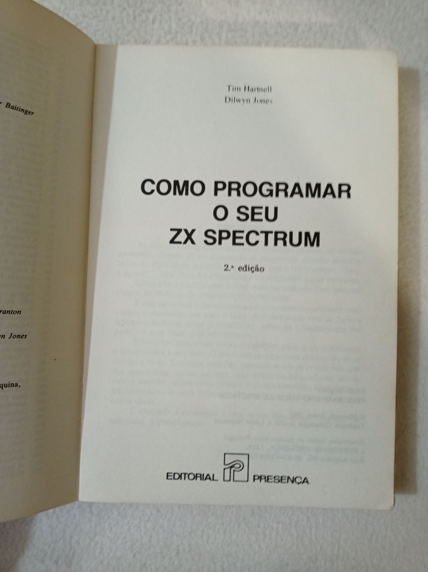 Como programar o seu ZX spectrum - Tim Hartnell e Dilwyn Jones