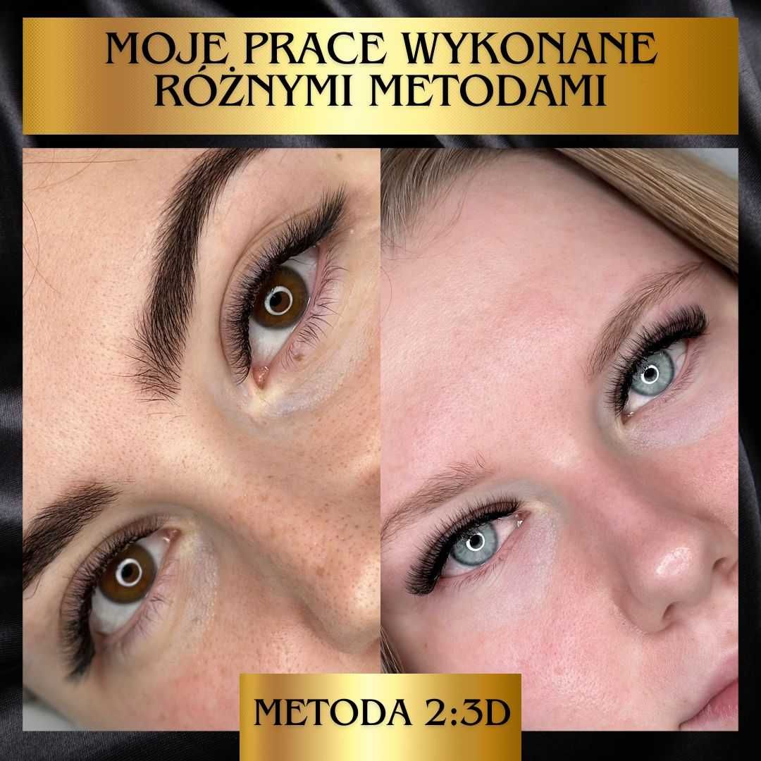 Kurs/Szkolenie przedłużania rzęs 1:1 2/3D/4/6D