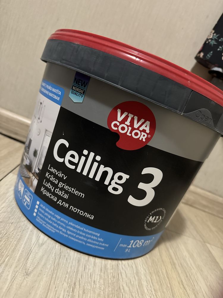 Фарба інтер'єрна водоемульсійна Vivacolor Ceiling
