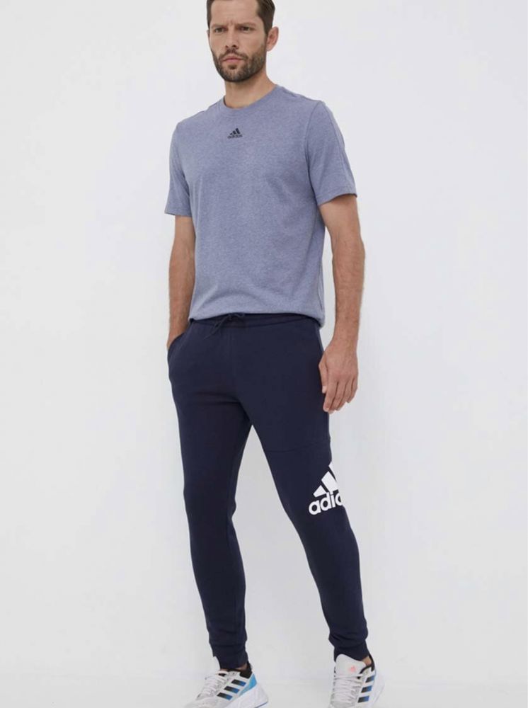 Спортивні штани adidas essentials french terry tapered cuff logo