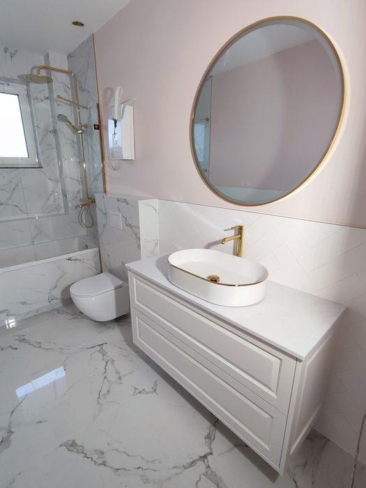 Glazurnik, wykończenia łazienek.