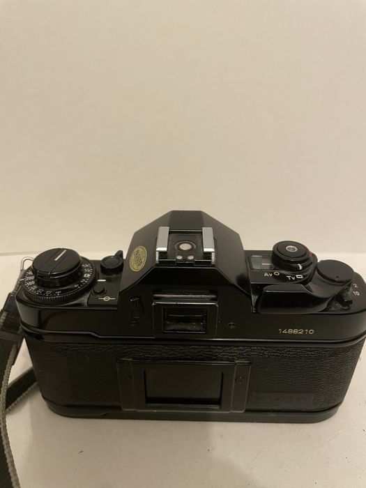 Canon A-1 com objetiva canon 50mm 1.8