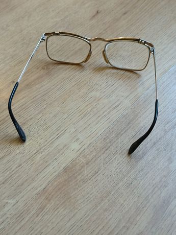 Zabytkowe Pozłacane Okulary Optima Marwitz 135