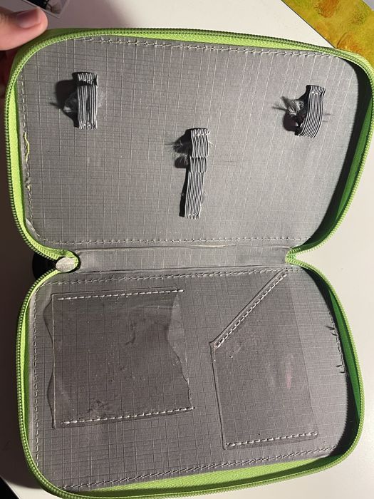 Estojo com duas repartições