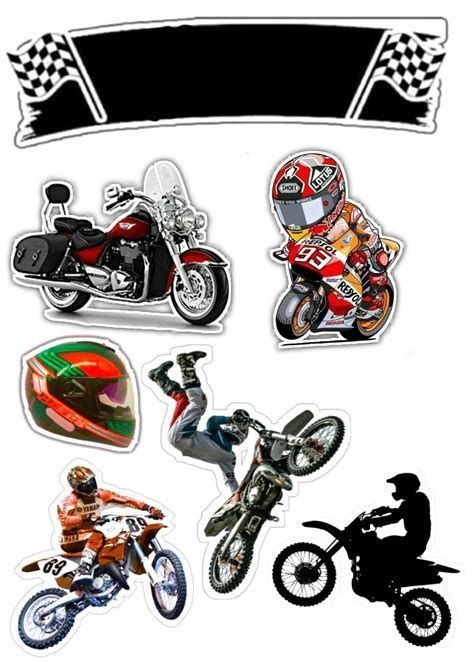 Wydruk cukrowy A4 Włoski papier Motocykle motor
