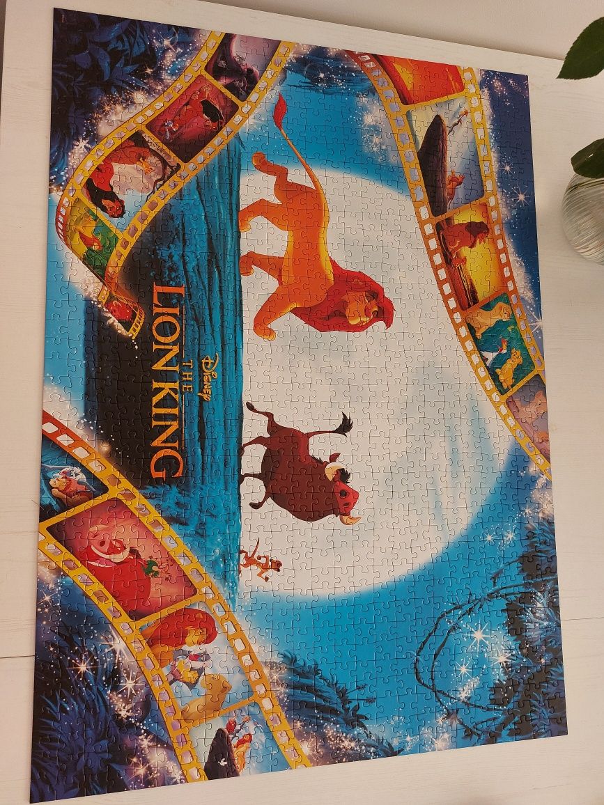 Puzzle 1000 elementów Król Lew