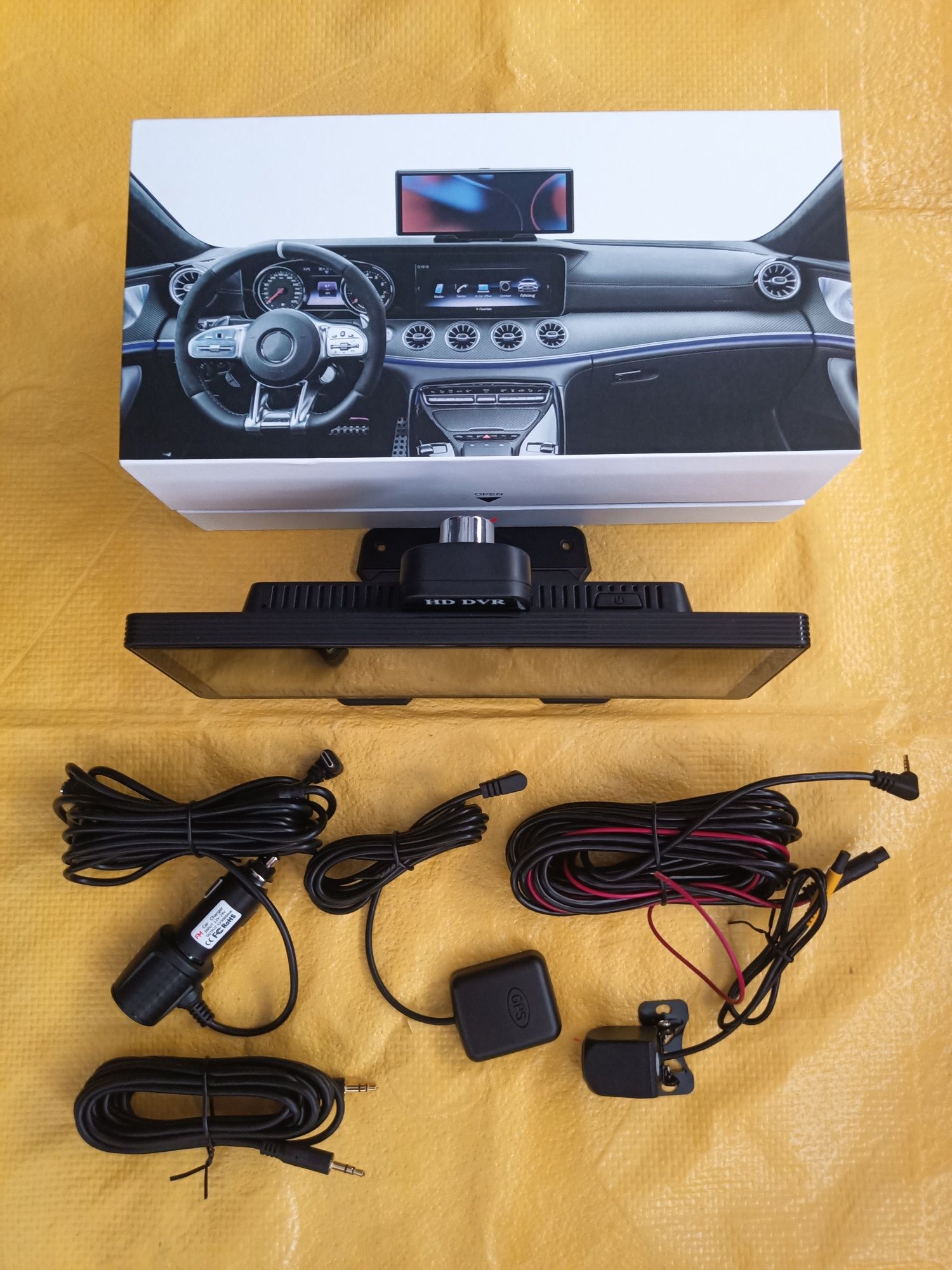 Видеорегистратор,GPS навигатор,CarPlay Android auto 10.26 4k+1080P