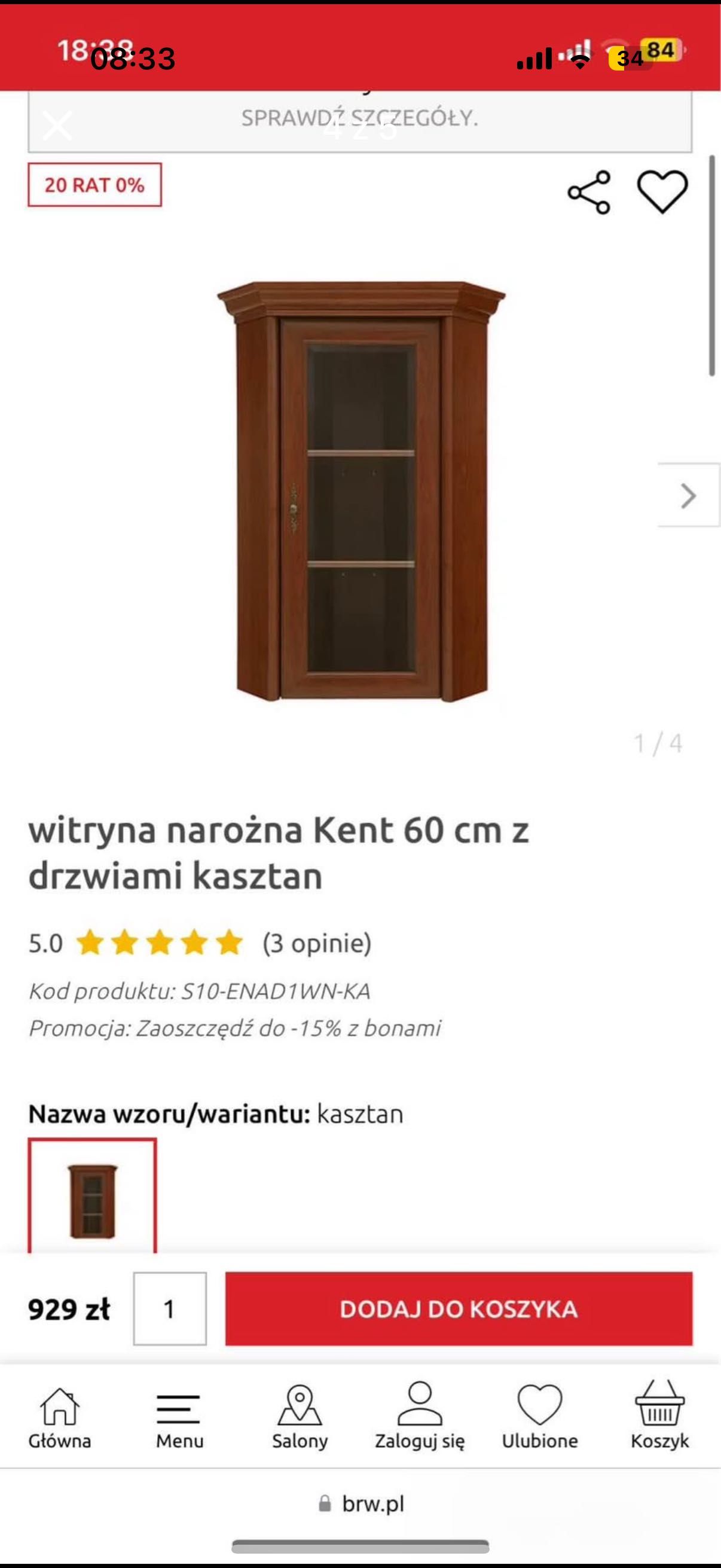 Witryna Kent brw