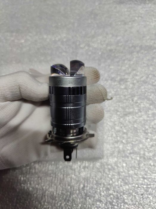 Світлодіодні Led лампи H4 mini led lens Bi-Led линзи