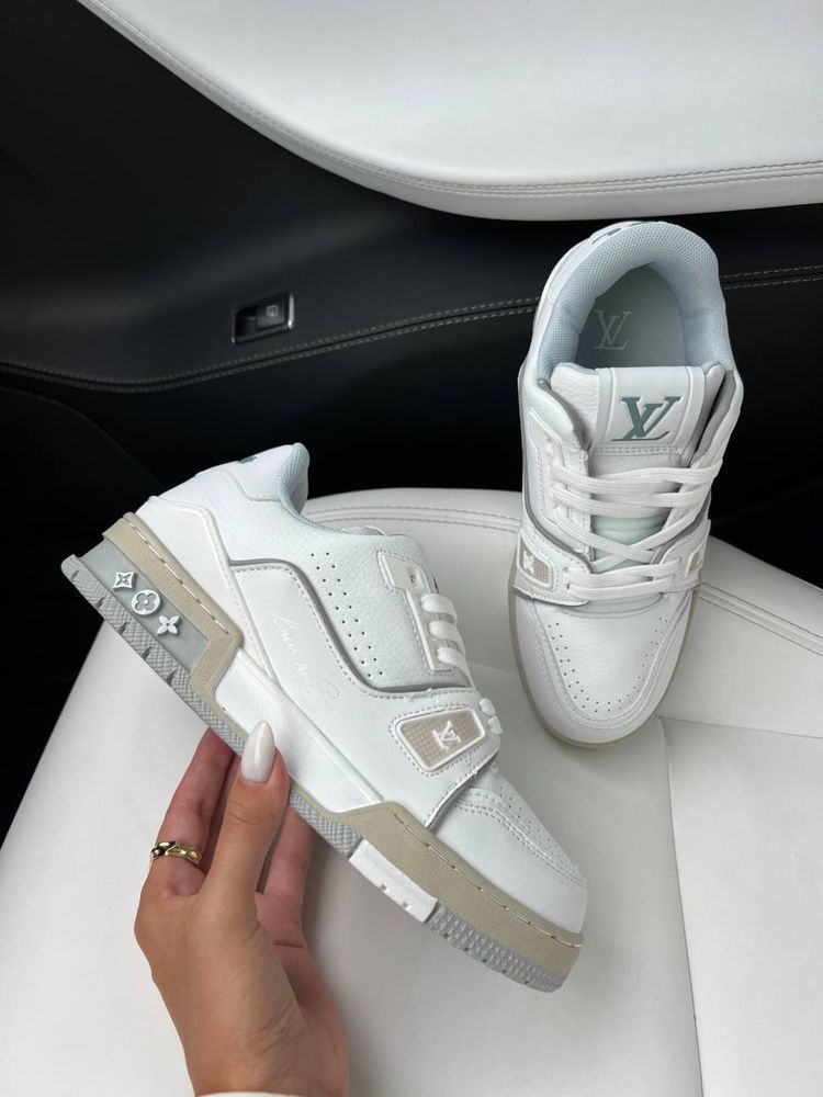 Buty sneakersy Louis Vuitton white trainers